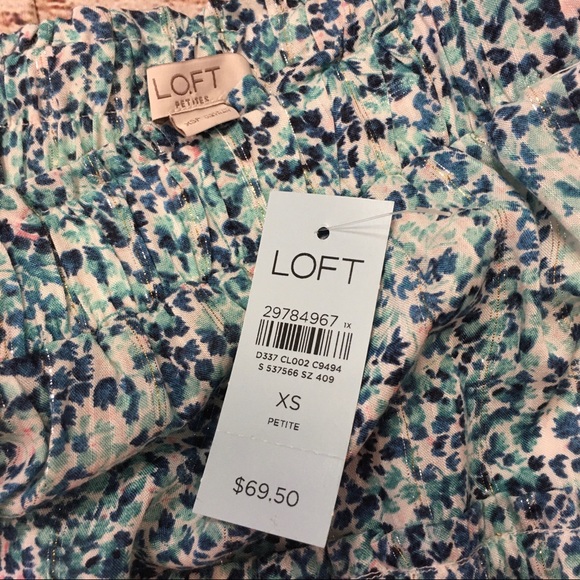 LOFT Two Piece Skirt And Tank Top Set Size XS Petite NWT - Picture 5 of 9